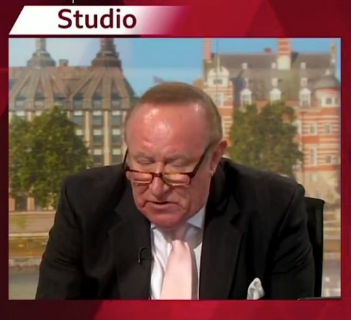 Andrew Neil in the studio. career, professional life,